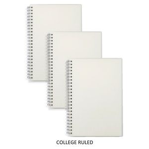 A5 Transparent Hardcover 3 Notebooks (RULED)